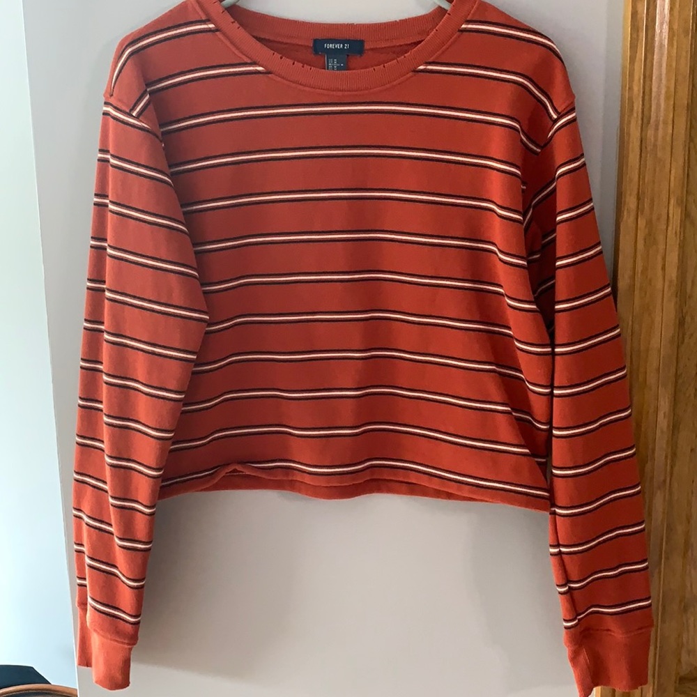 Stripped Crewneck